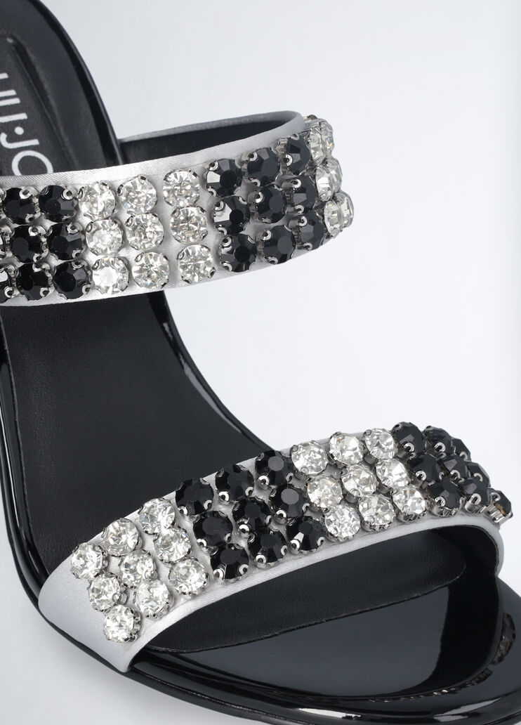 Jewel sandals with heel silver tone Liu Jo - large image number 5 Jewel sandals with heel silver tone Liu Jo - large image number 5