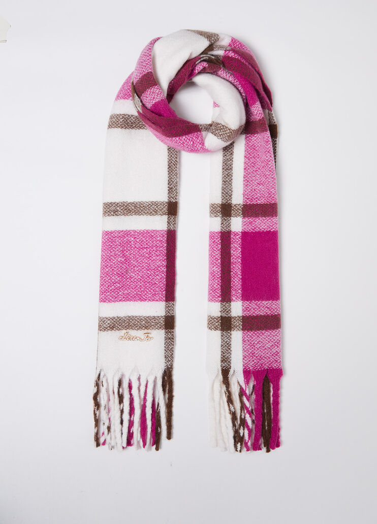Jacquard shawl shocking pink Liu Jo - medium Jacquard shawl shocking pink Liu Jo - medium