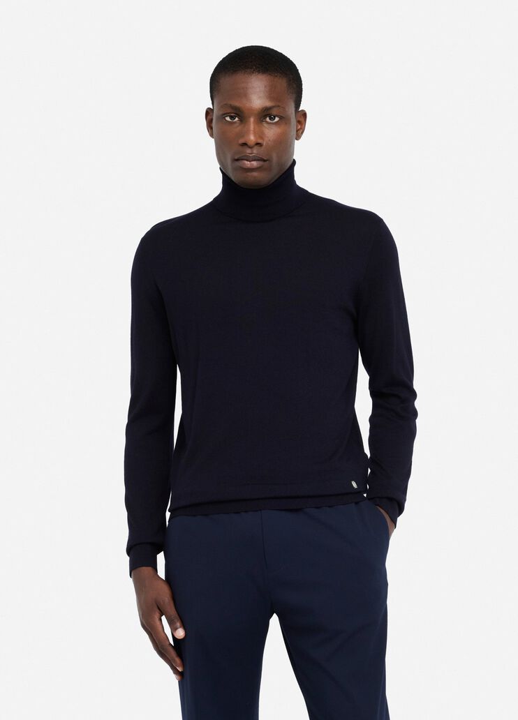 Wool polo-neck dark blue Liu Jo - medium Wool polo-neck dark blue Liu Jo - medium