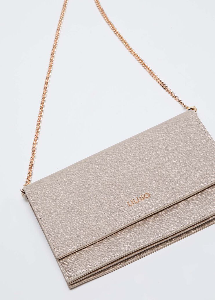 Mini crossbody bag light gold Liu Jo - large image number 4 Mini crossbody bag light gold Liu Jo - large image number 4