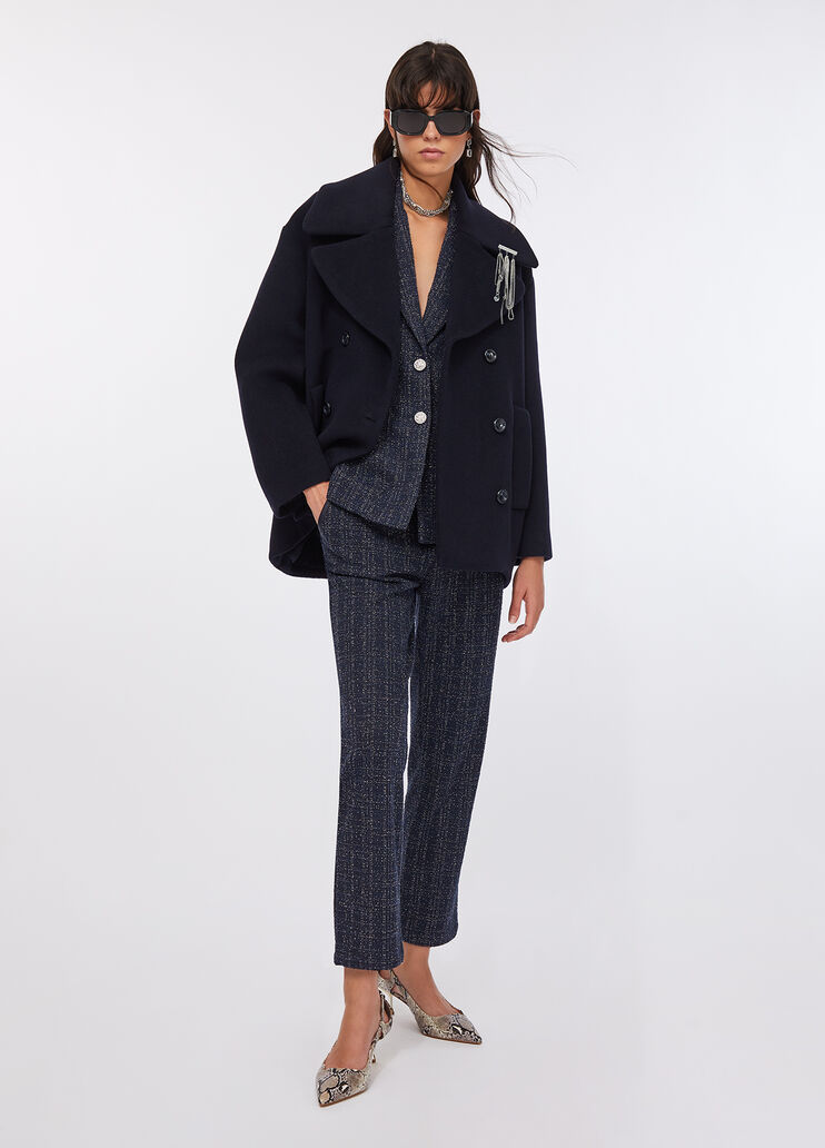 Liu Jo Better Wool Peacoat sea blue Liu Jo - large image number 5