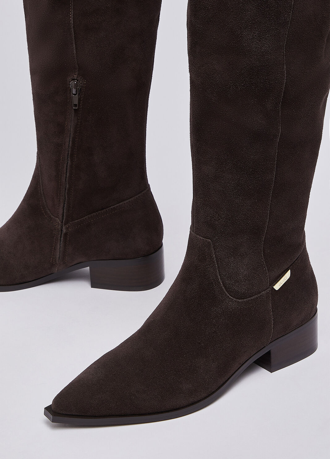 Stivali cuissardes in suede moka Liu Jo - large image number 5