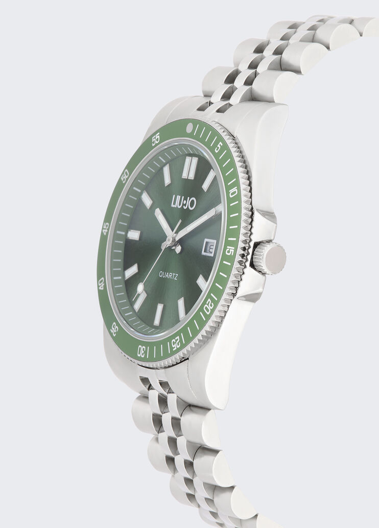 Herrenuhr aus Stahl grün Liu Jo - medium Herrenuhr aus Stahl grün Liu Jo - medium