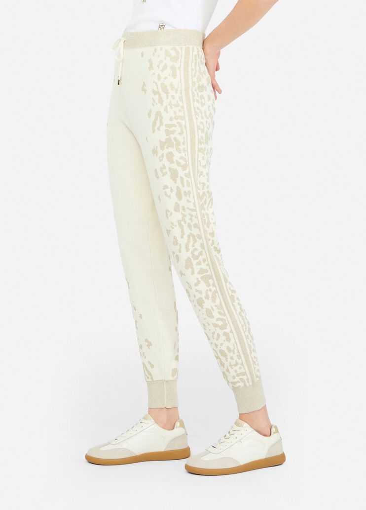 Animal-print trousers white Liu Jo - large image number 3