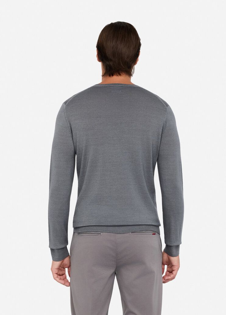 Wool jumper dark grey Liu Jo - large image number 1 Wool jumper dark grey Liu Jo - large image number 1