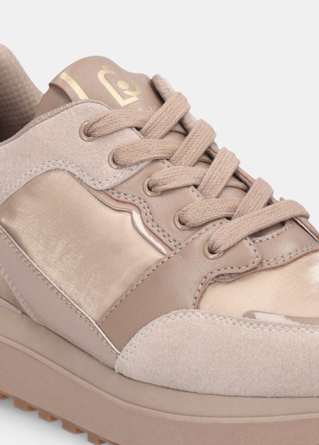 Leather platform sneakers neutral Liu Jo - large image number 3