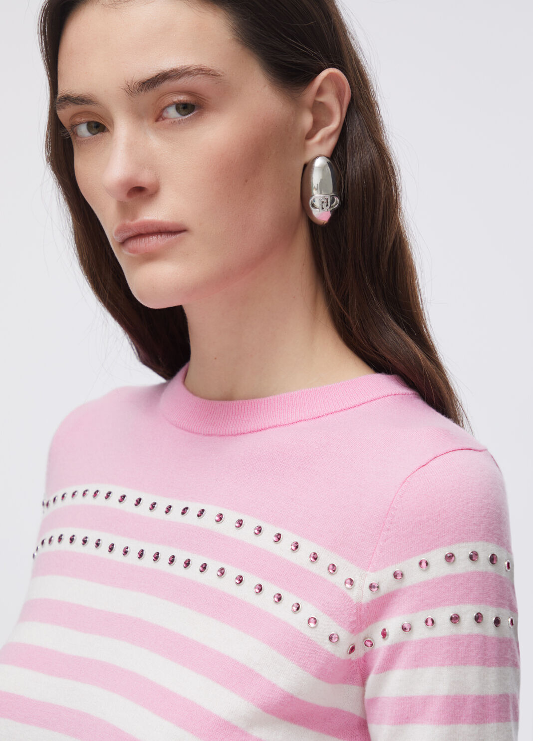 Jersey a rayas rosa Liu Jo - large image number 4