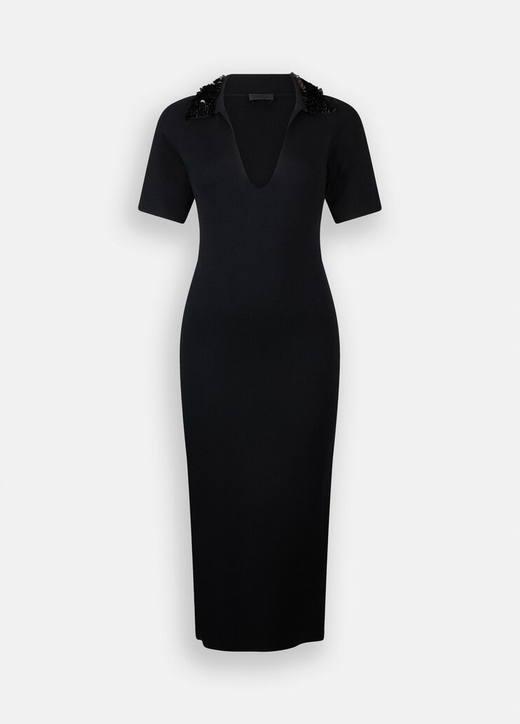 Robe avec paillettes noir Liu Jo - large image number 6