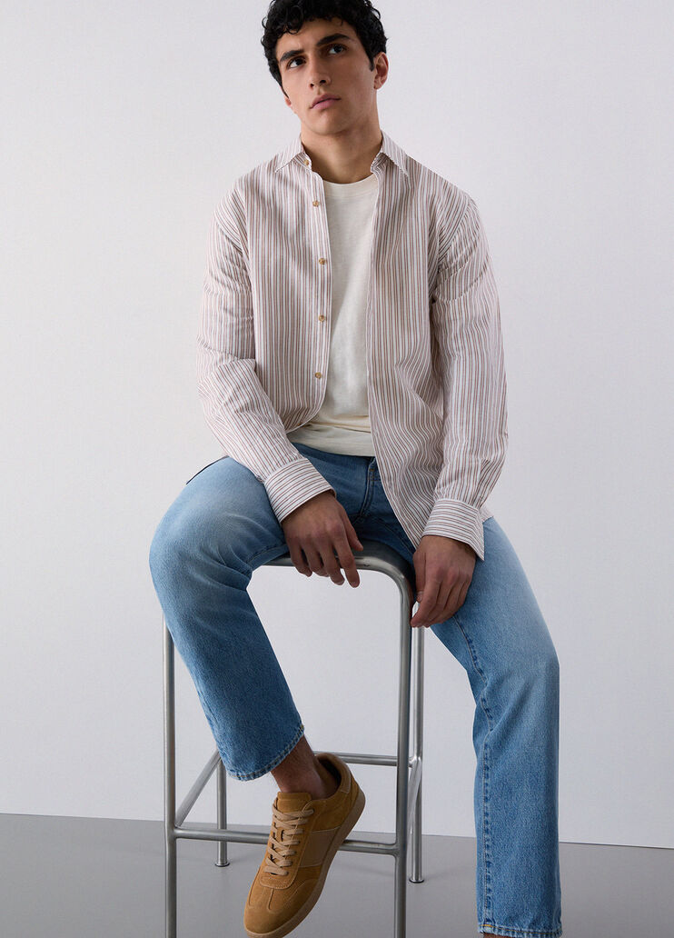 Striped shirt cognac Liu Jo - medium