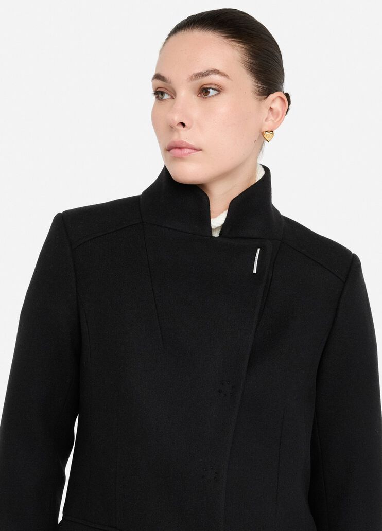 Double cloth coat black Liu Jo - large image number 2  Double cloth coat black Liu Jo - large image number 2