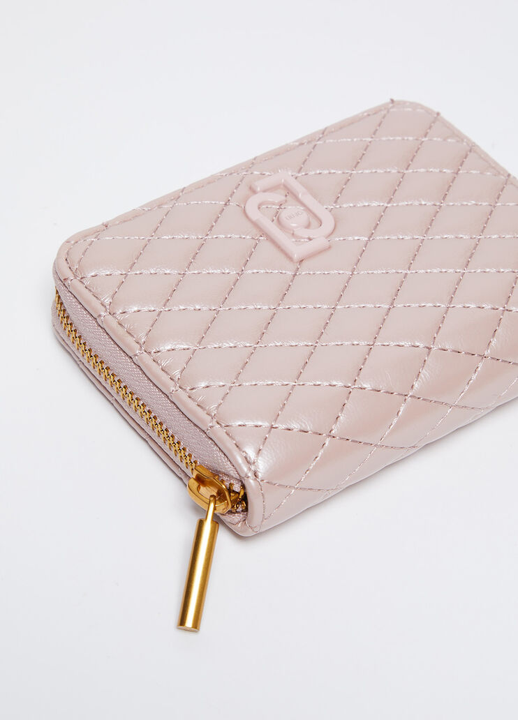 Small quilted wallet pink Liu Jo - medium Small quilted wallet pink Liu Jo - medium