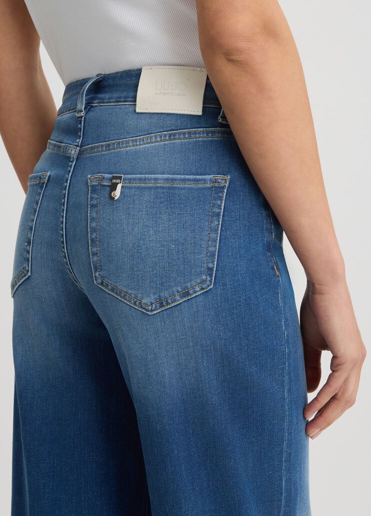 Flared jeans dark denim Liu Jo - large image number 4 Flared jeans dark denim Liu Jo - large image number 4