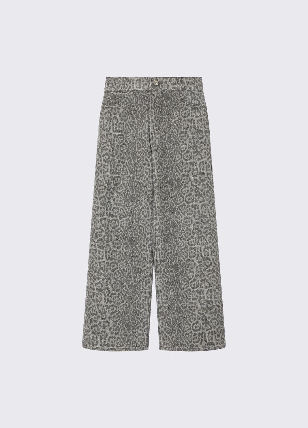 Animal print pants with rhinestones animal print Liu Jo - large image number 2