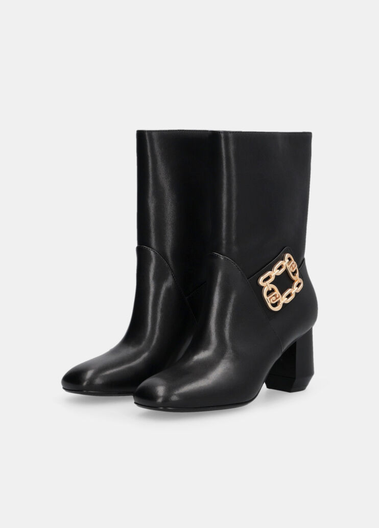 Stivaletti con tacco largo nero Liu Jo - large image number 2