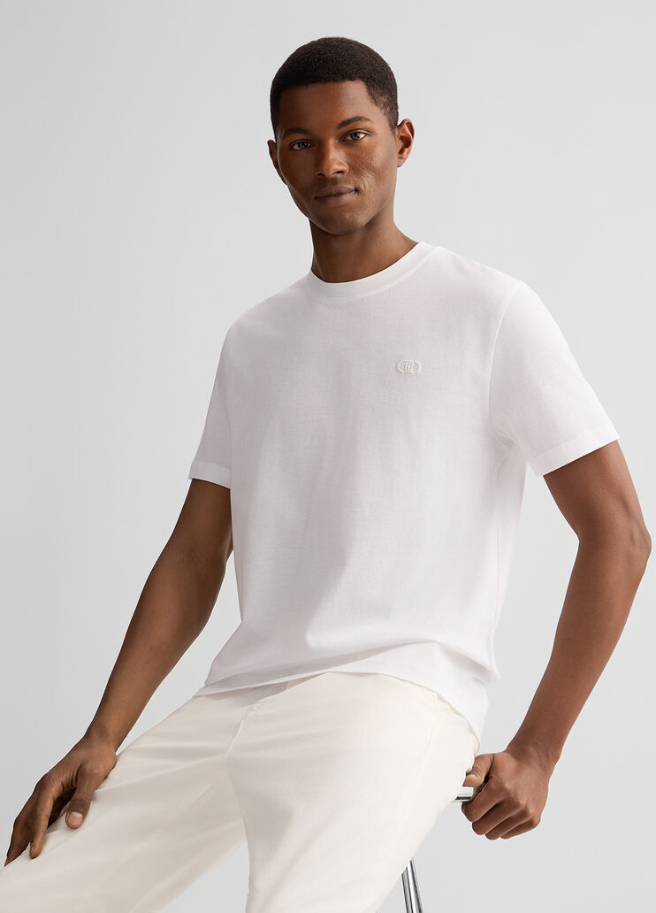 White T-shirt with logo white Liu Jo - large image number 4 White T-shirt with logo white Liu Jo - large image number 4