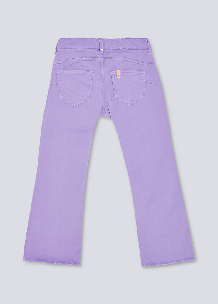 Gabardine bootcut trousers lilac Liu Jo - large image number 1