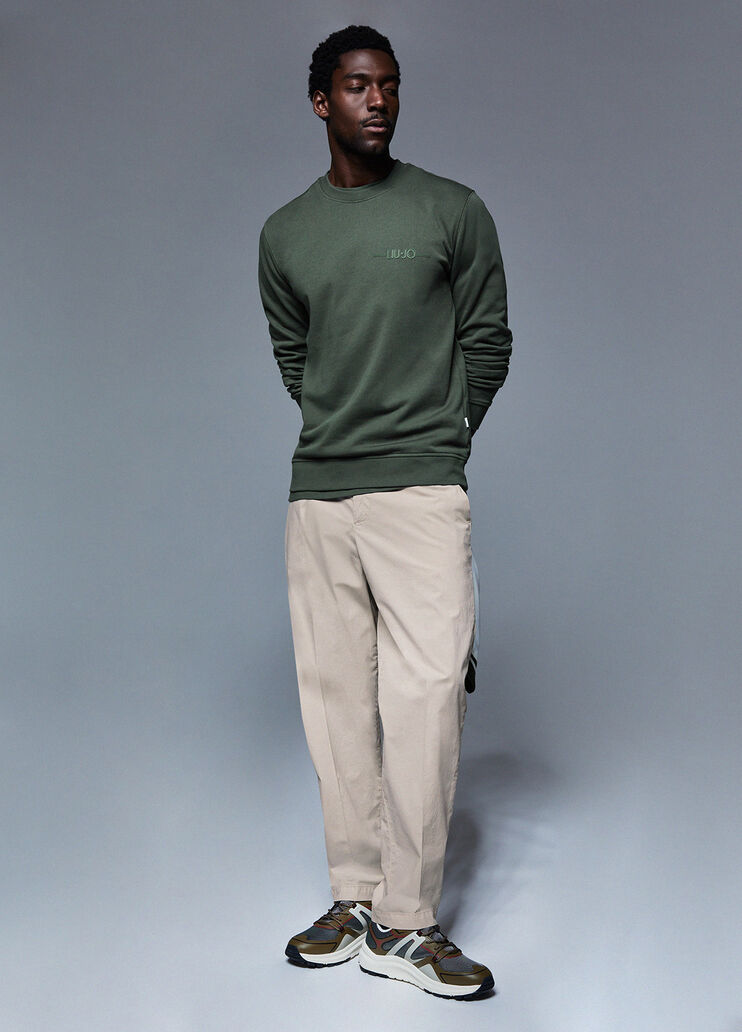 Regular fit chino trousers beige Liu Jo - medium