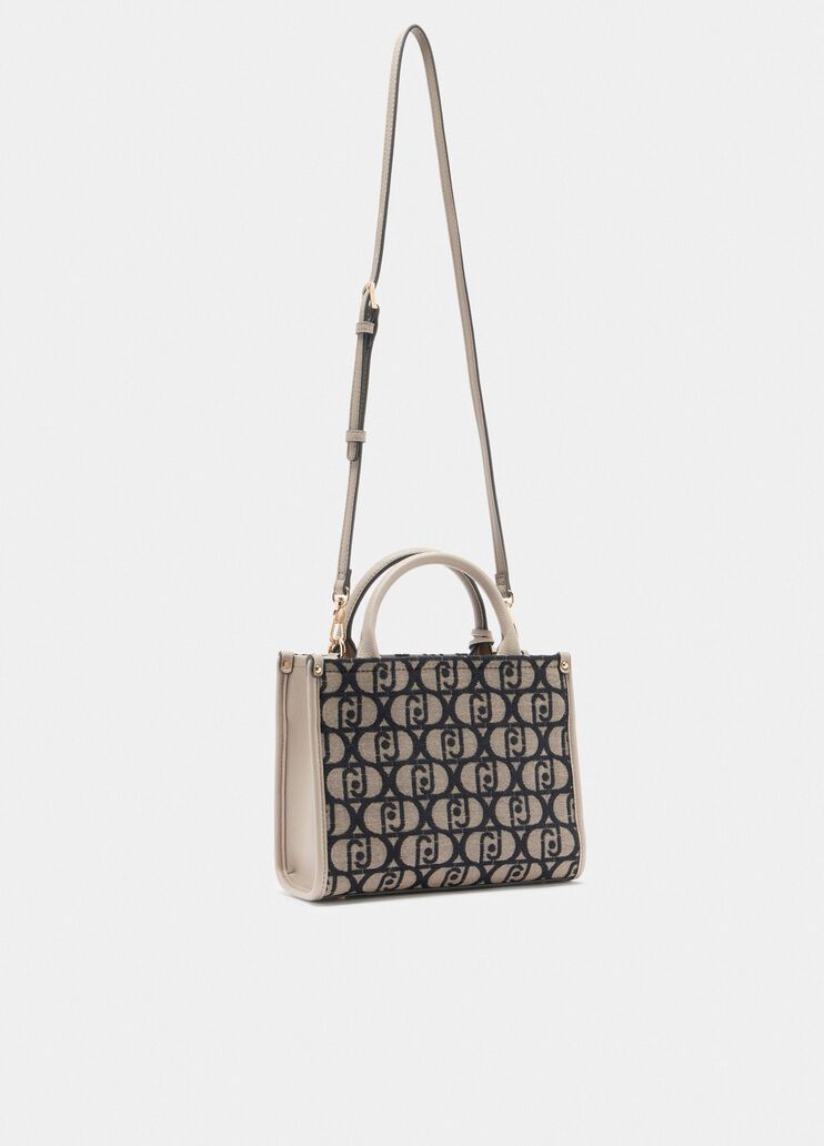 Small jacquard bag dark grey Liu Jo - large image number 3
