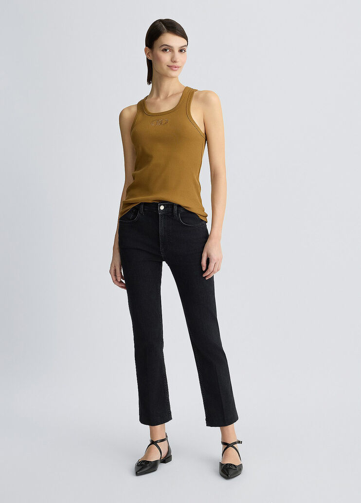 High-rise bootcut jeans black denim Liu Jo - medium High-rise bootcut jeans black denim Liu Jo - medium