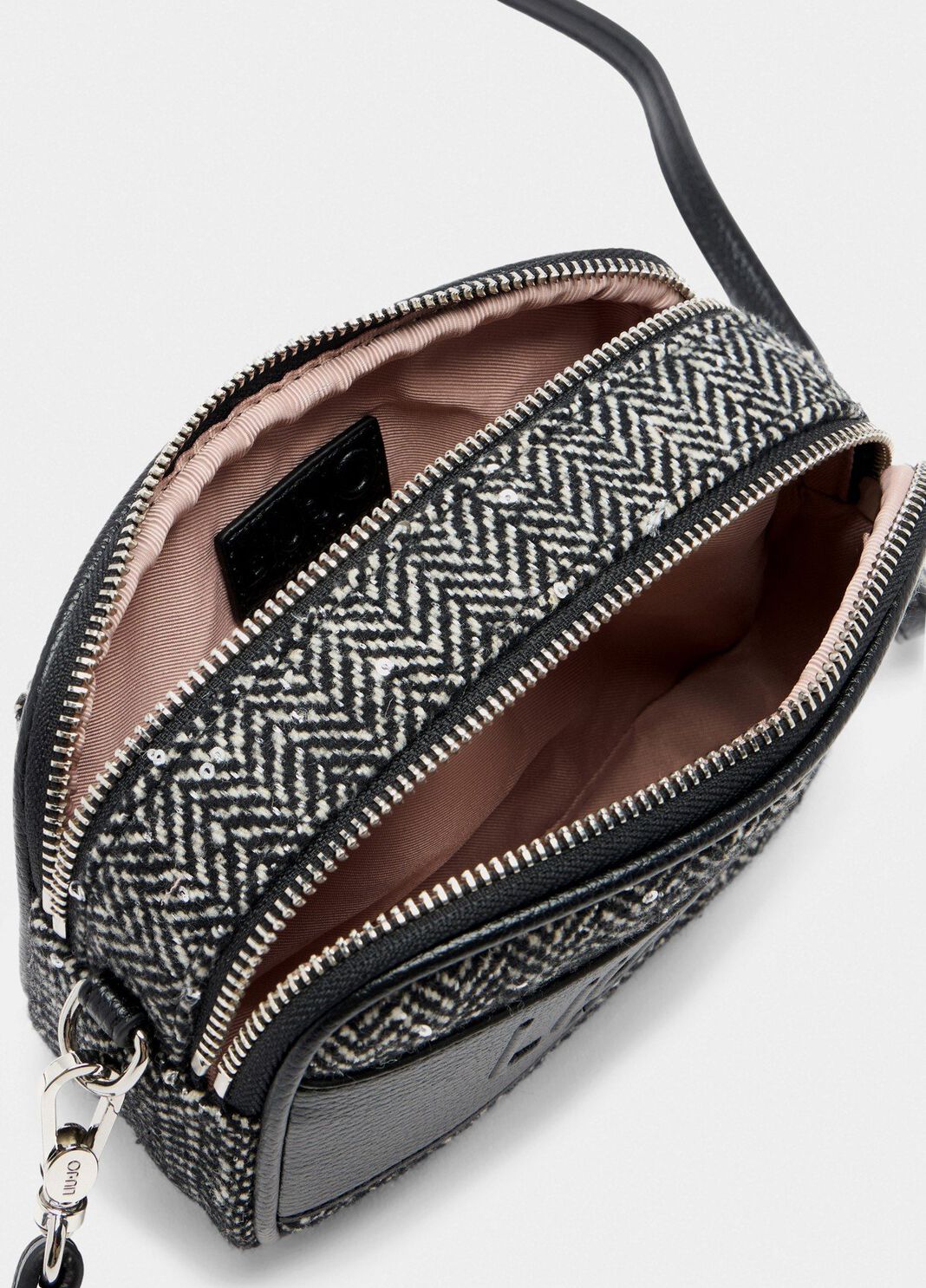 Small chevron bag with sequins black Liu Jo - large image number 4