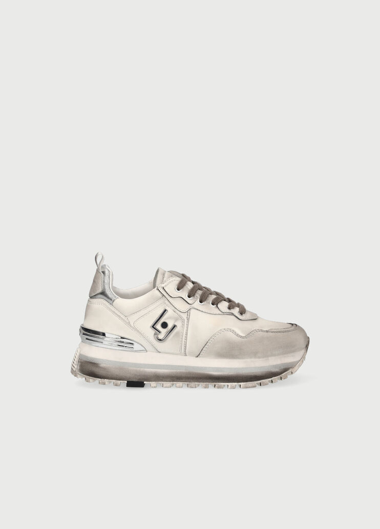 Used-effect platform sneakers Grey Liu Jo - large image number 0