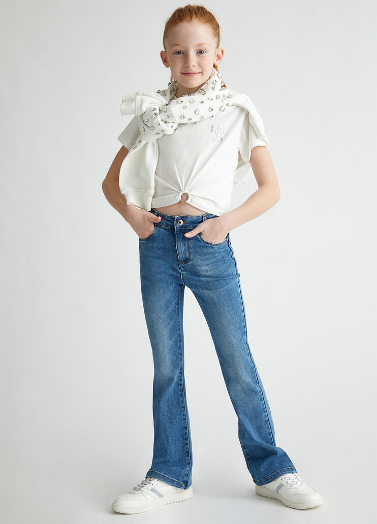 High-rise flared jeans blue denim Liu Jo - medium High-rise flared jeans blue denim Liu Jo - medium