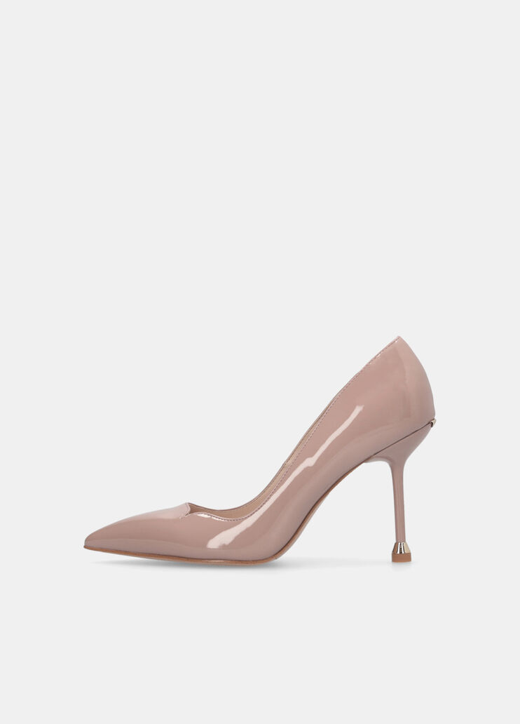 Patent leather court shoes nude Liu Jo - large image number 5