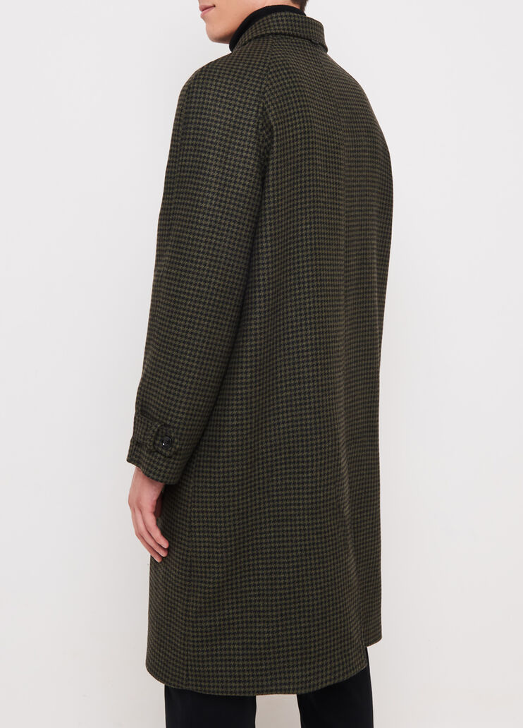 Cappotto in pied de poule verde militare Liu Jo - large image number 1