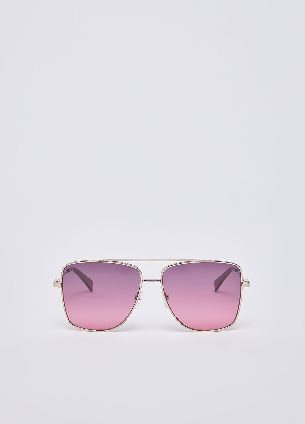 Gafas de sol estilo aviador oversize violeta Liu Jo - large image number 0
