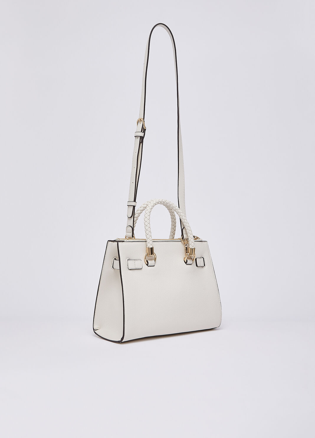 Sacoche petit format avec charms cr&egrave;me Liu Jo - large image number 2