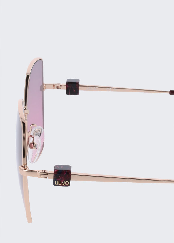 Oversize sunglasses pink Liu Jo - large image number 3 Oversize sunglasses pink Liu Jo - large image number 3