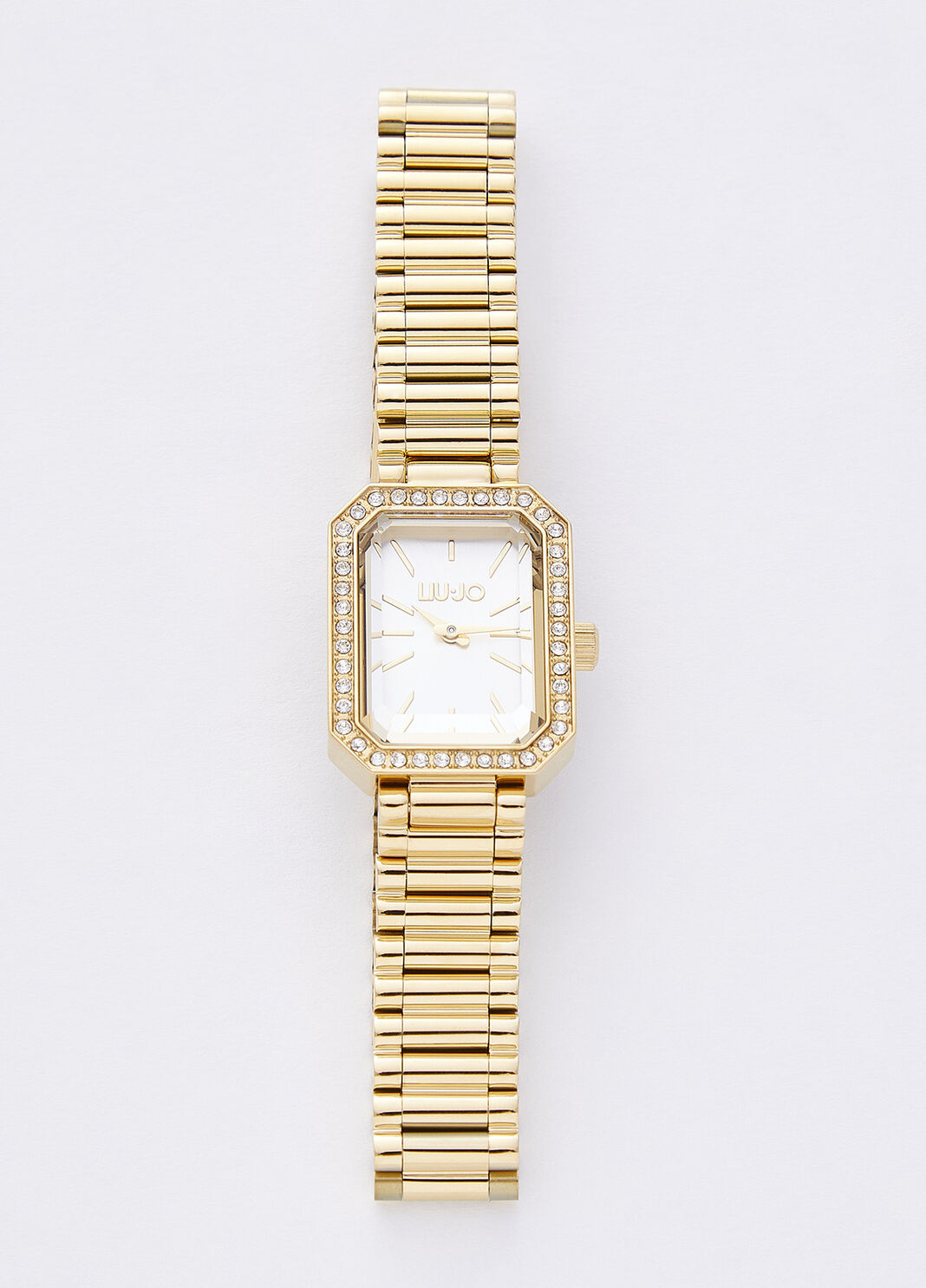 Steel watch with diamant&eacute;s gold Liu Jo - large image number 0