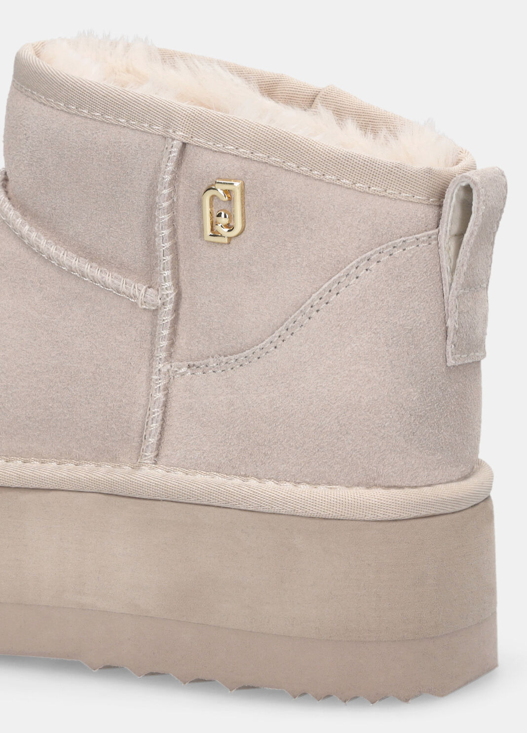 Warm platform ankle boots sand Liu Jo - large image number 6