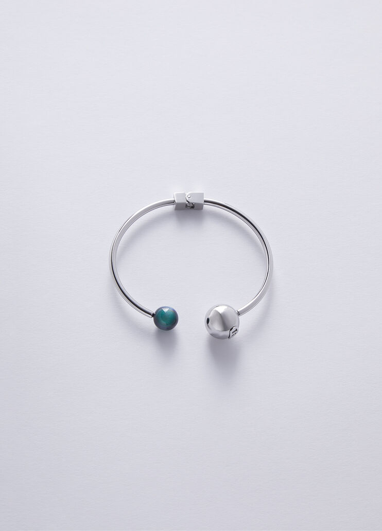 Verstellbares Armband mit Perlen silberfarben Liu Jo - medium