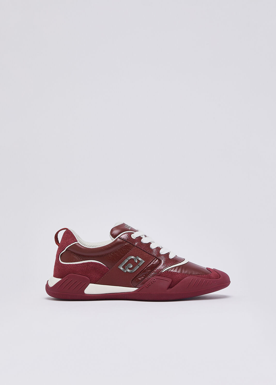 Sneakers in nylon and patent leather cherry red Liu Jo - large image number 0