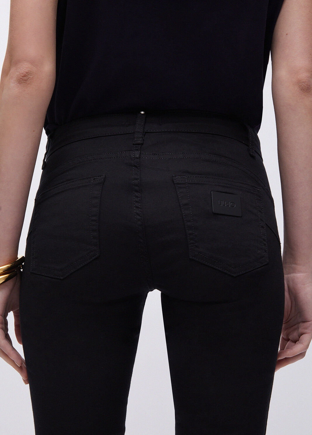 Skinny-Hose Schwarz Liu Jo - large image number 4