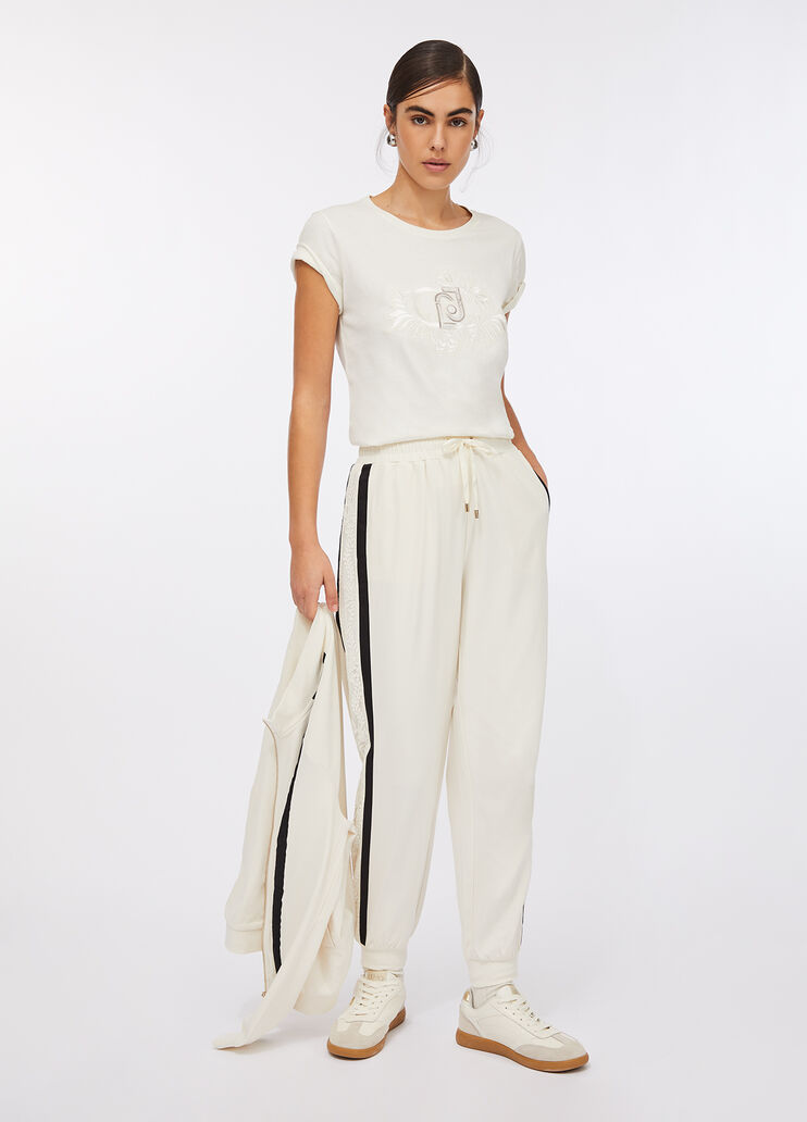 T-Shirt Liu Jo Better Weiß/Blumen Liu Jo - large image number 5