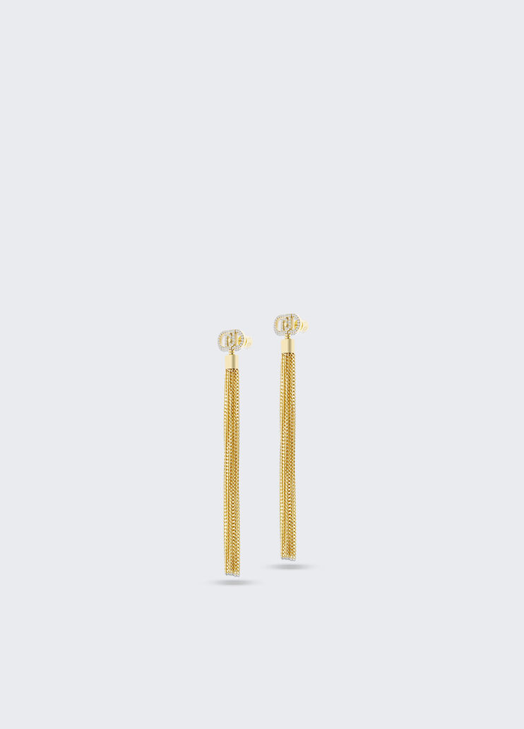 Earrings with metal tassels gold Liu Jo - medium Earrings with metal tassels gold Liu Jo - medium