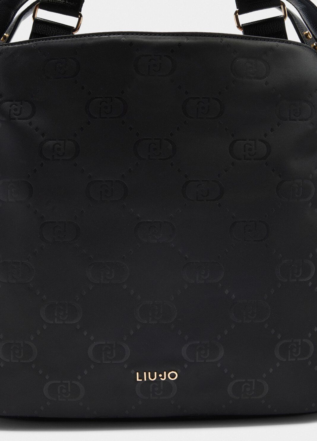 Borsa hobo grande in nylon nero Liu Jo - large image number 2