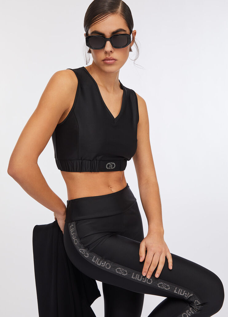 Jersey top black Liu Jo - medium