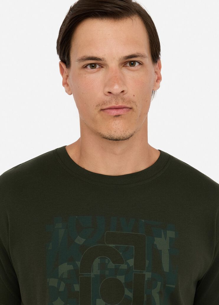 T-shirt with logo moss green Liu Jo - large image number 2 T-shirt with logo moss green Liu Jo - large image number 2