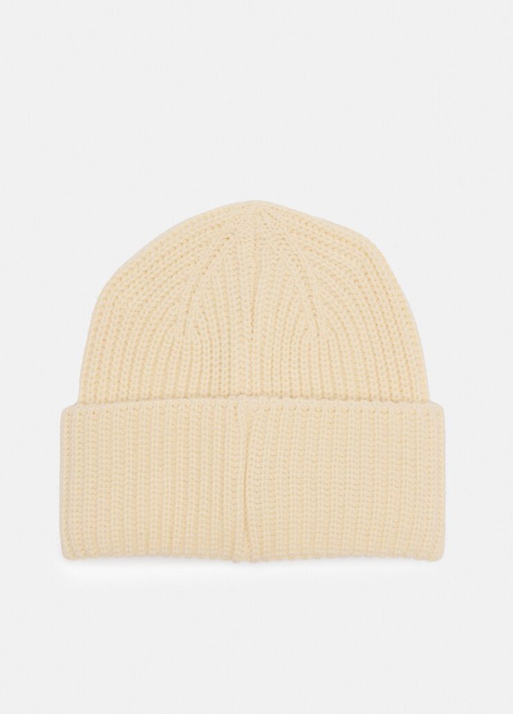 Beanie-Mütze mit Logo Wollweiß Liu Jo - large image number 2