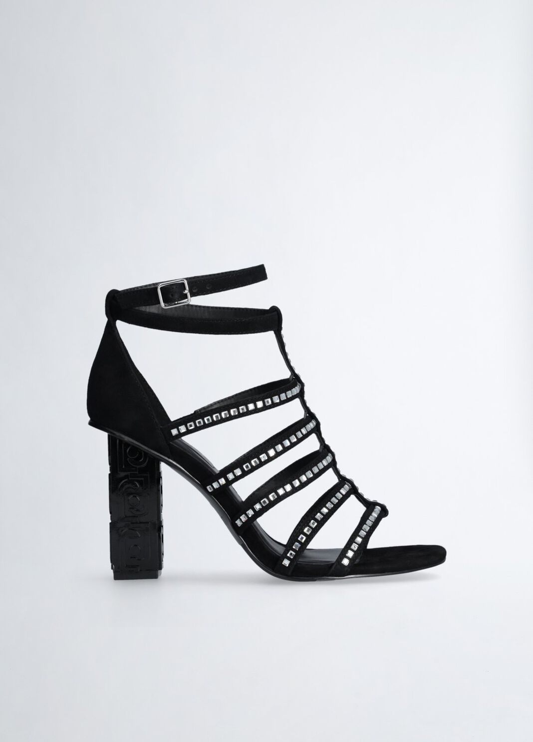 Sandals with branded heel black Liu Jo - large image number 1