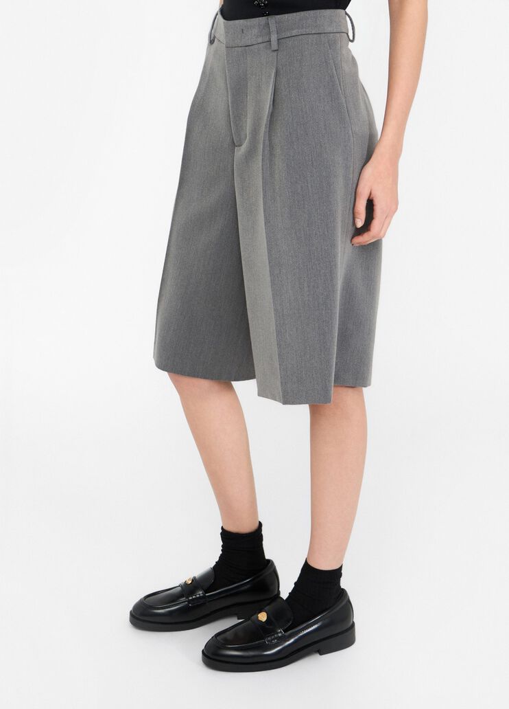 Бермуды с защипами серый Liu Jo - large image number 3 Бермуды с защипами серый Liu Jo - large image number 3