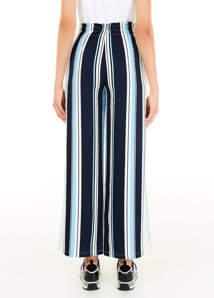 Striped trousers Stripes/blue Liu Jo - large image number 1 Striped trousers Stripes/blue Liu Jo - large image number 1