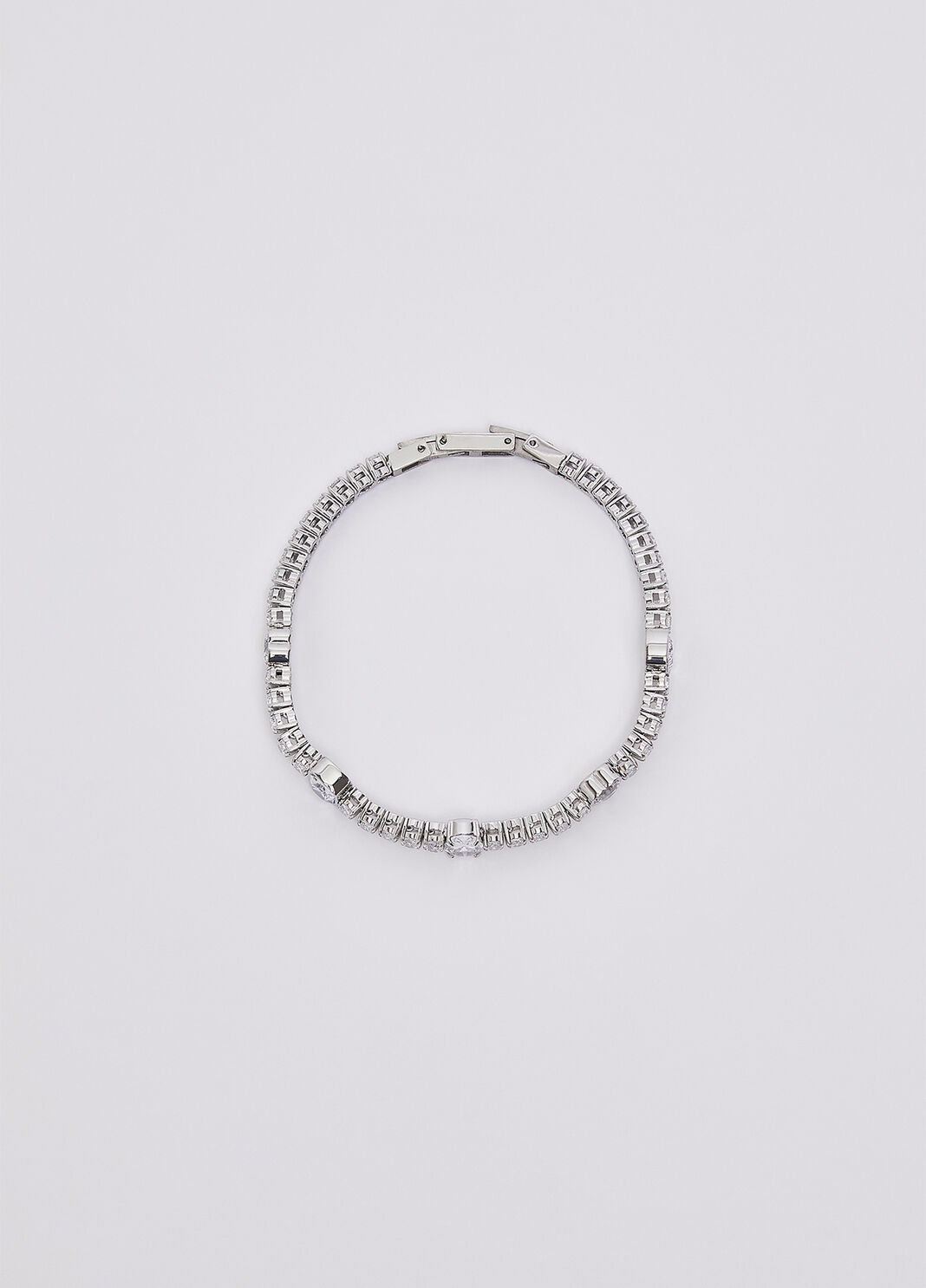 Bracelet tennis avec strass argent Liu Jo - large image number 0
