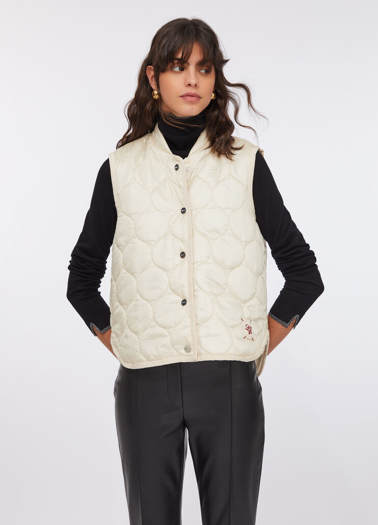 Padded and quilted vest  white Liu Jo - large image number 0