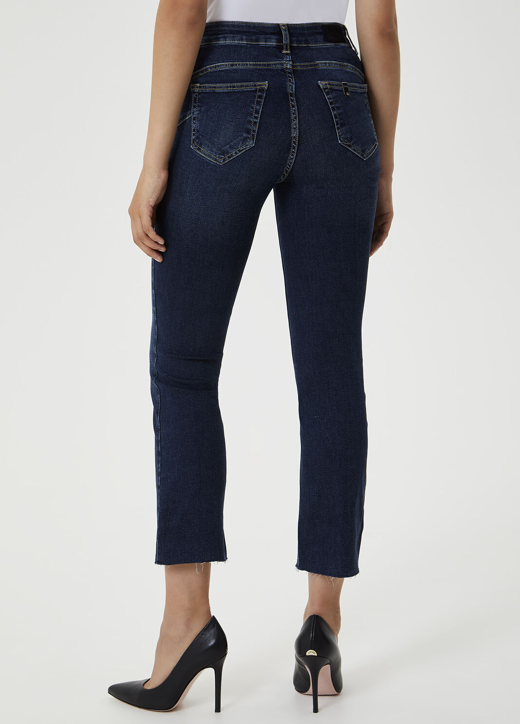 Cropped bell-bottom jeans Blue Liu Jo - large image number 1