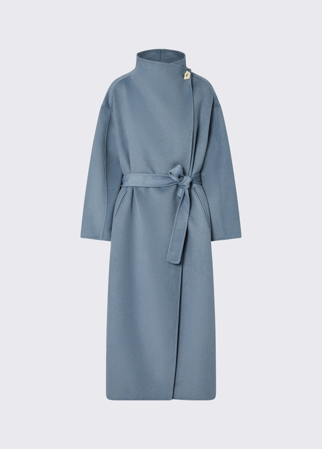Cappotto oversize in lana azzurro Liu Jo - large image number 6