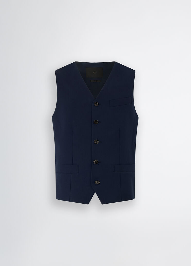 Men’s blue vest dark blue Liu Jo - large image number 5 Men’s blue vest dark blue Liu Jo - large image number 5